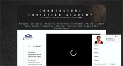 Desktop Screenshot of cornerstonechristianacademy.us